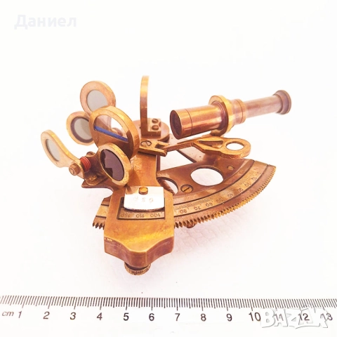 Секстант от бронз, снимка 2 - Други - 51555407