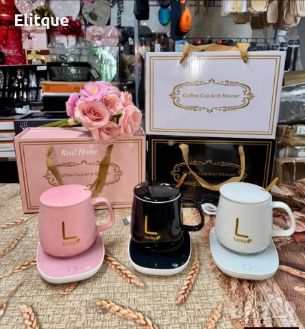 Комплект нагревател, чаша и капак за чаша , снимка 4 - Чаши - 52966115