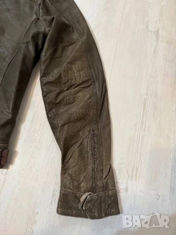 Оригинално мъжко кожено яке Lee, снимка 8 - Якета - 52314955