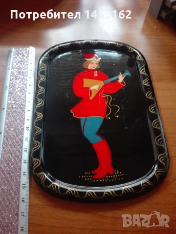 Стара руска ръчно рисувана табличка, снимка 2 - Други ценни предмети - 30451457