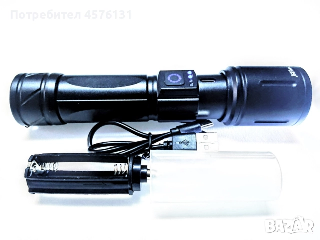 мощен джобен фенер, снимка 5 - Къмпинг осветление - 51498016