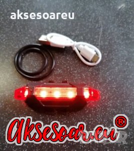 Велосипедни светлини за рамка на колело USB акумулаторна Водоустойчива светлина за планински велосип, снимка 18 - Аксесоари за велосипеди - 38395706