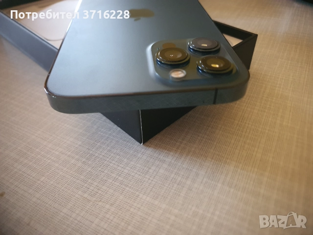 Apple iPhone 12 Pro MaxPacific Blue, 256 GB 100% BH, снимка 13 - Apple iPhone - 51656857