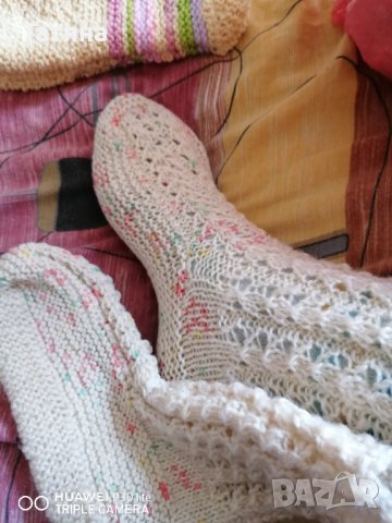 Ръчно плетени чорапи , снимка 8 - Други - 38096511