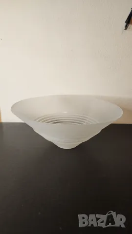 Стъклен абажур лампа полилей за таван, снимка 4 - Лампи за таван - 49271894