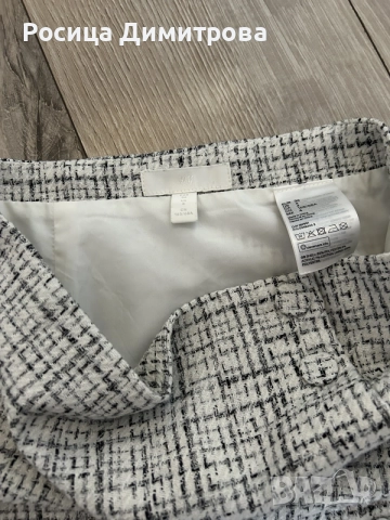 Къса пола  букле H&M, снимка 3 - Поли - 56512325