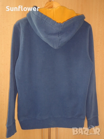 Alpha Industries мъжки син суичър с качулка размер S , снимка 3 - Спортни дрехи, екипи - 51474587