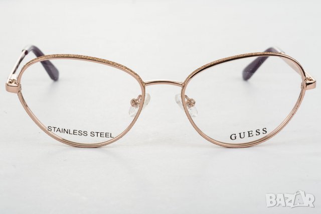 Златисти дамски метални рамки марка Guess , снимка 3 - Слънчеви и диоптрични очила - 38470660