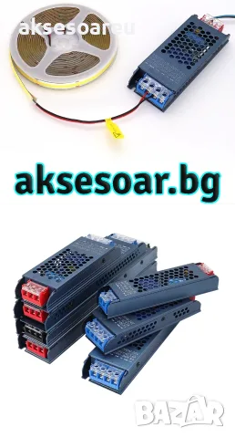 Захранване за осветление DC 12V Ултра тънък трансформатор захранващ адаптер 33 A за LED лента 300 W, снимка 6 - Лед осветление - 56225171