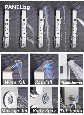 Хидромасажен душ панел Анхел,смесител за баня-БЕЗПЛАТНА ДОСТАВКА, снимка 16 - Душове - 35556236