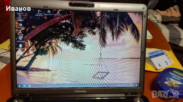 TOSHIBA лаптоп, снимка 10 - Лаптопи за дома - 52426737