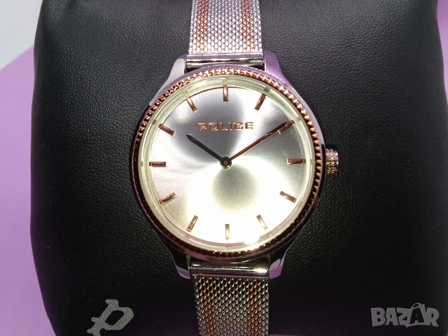 Дамски стоманен часовник Police като нов, снимка 2 - Дамски - 52725989