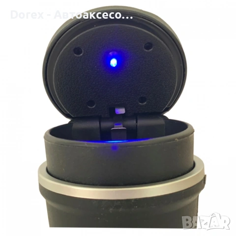 Пепелник за автомобил с LED диод 1539, снимка 3 - Аксесоари и консумативи - 53901588