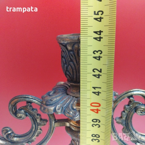 НАЙ ДОБРАТА ОФЕРТА Бароков свещник , снимка 6 - Антикварни и старинни предмети - 53181739