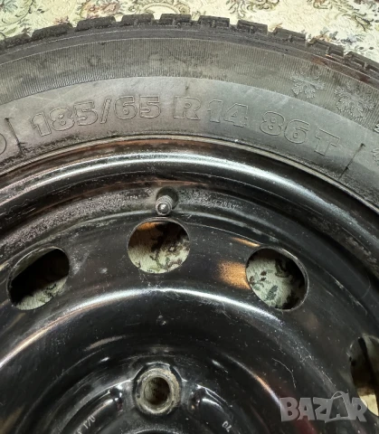 4бр КОМПЛЕКТ ЗИМНИ ГУМИ 14 ЦОЛОВИ СТОМАНЕНИ ДЖАНТИ и ТАСОВЕ FORD 185 65 14 Orium 601 185/65/14 R14, снимка 13 - Гуми и джанти - 50857711