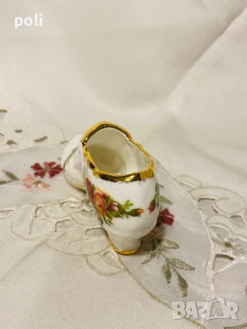 порцеланова обувка Royal Albert , снимка 3 - Декорация за дома - 50986711