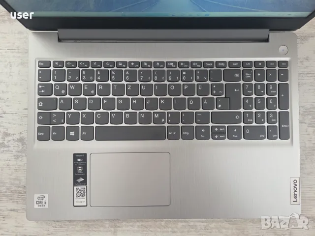 FULL HD 15.6" 4GB RAM Core i5-1035G1 240GB SSD лаптоп Lenovo Ideapad 3 15IIL05, снимка 2 - Лаптопи за дома - 56210570