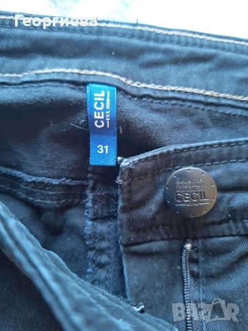 Продавам два дамски черни панталона H&M  и Cecil, снимка 7 - Панталони - 53044460