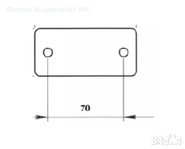 Светлоотрзител (рефлектор) правоъгален червен ASPÖCK за кемпер / каравана, снимка 4 - Аксесоари и консумативи - 56080369