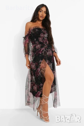 Рокля от тюл номер 38/М, снимка 4 - Рокли - 51889013