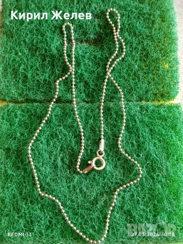 Сребърен синджир много красив стилен дизайн 51763, снимка 4 - Колиета, медальони, синджири - 53993325