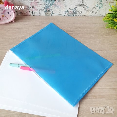 3064 PVC папка за документи с цип, А4, снимка 2 - Ученически пособия, канцеларски материали - 37800591