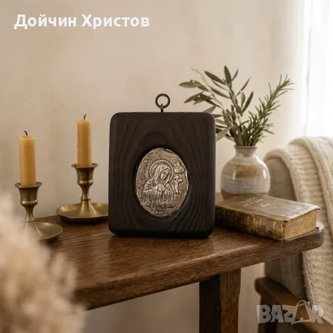 Богородица Умиление , снимка 2 - Икони - 56124060