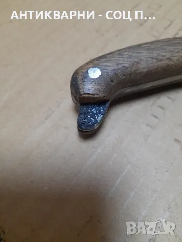Стар Ръчно Изработен Нож От Ресьорна Стомана., снимка 4 - Антикварни и старинни предмети - 48951414