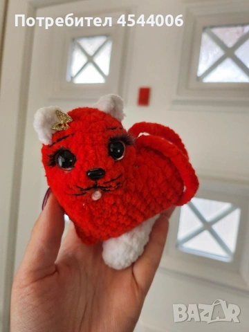 Черна котка ,плетена възглавница с цип и змийче  , снимка 13 - Плюшени играчки - 51230848