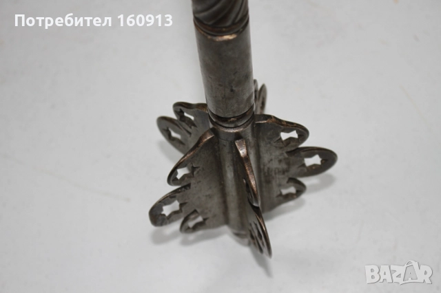 Оригинален Старинен Османски Азиатски Боен Буздоган . , снимка 10 - Антикварни и старинни предмети - 51443200