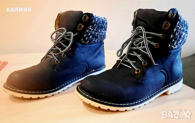 Боти с пух, N38, снимка 4 - Дамски боти - 26145089