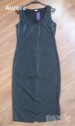 Бляскава парти рокля Lascana, M, нова с етикет, снимка 3 - Рокли - 35243281