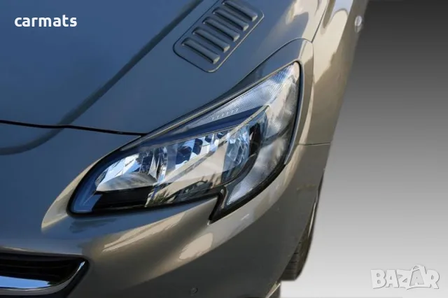 Вежди за фарове за Opel Corsa E (2014-2018) - EU - Черни