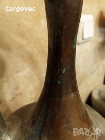 Стар арабски гравиран ибрик, снимка 3 - Антикварни и старинни предмети - 31086588