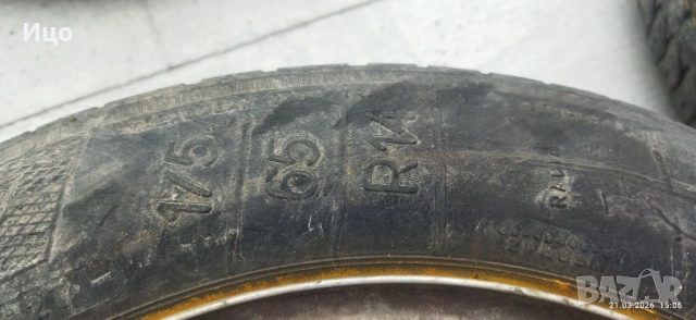 Гуми с джанти от Хюндай Гетц., снимка 3 - Гуми и джанти - 53928911