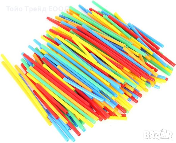 СЛАМКИ - КОМПЛЕКТ 408 ЕЛЕМЕНТА, снимка 5 - Образователни игри - 42830951