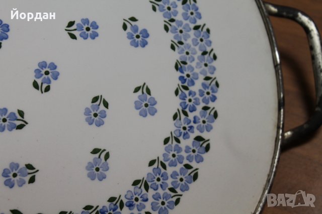 Порцеланов поднос 1920г, снимка 4 - Антикварни и старинни предмети - 35095207