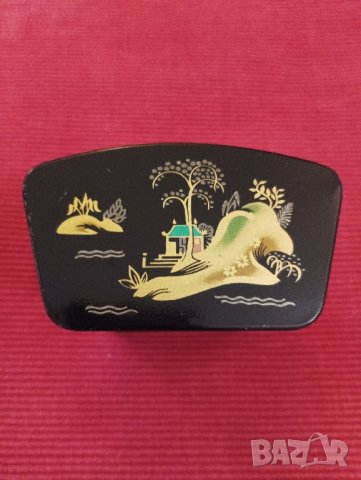 Стара кутия за бижута от метал, Китай. , снимка 5 - Антикварни и старинни предмети - 42839604