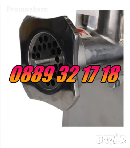 Професионална месомелачка ТК12 1200W, 150 кг/ч с 2 решетки и 2 ножа, снимка 3 - Месомелачки - 51315974