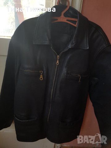 Мъжко кожено яке естествена кожа, снимка 2 - Якета - 38251332
