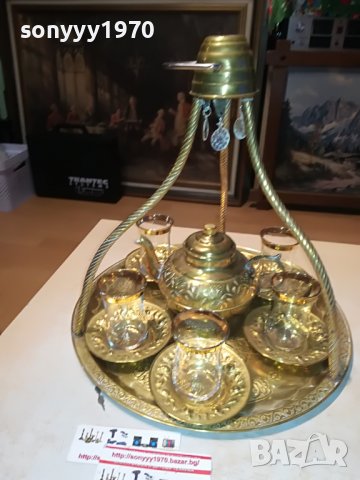 ОРИЕНТ ЕКСПРЕС-КОМПЛЕКТ ЗА ЧАИ ВНОС ФРАНЦИЯ L0511221919, снимка 2 - Антикварни и старинни предмети - 38571664