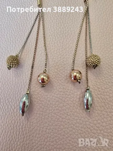 Стоманени обеци със сребърни ушички, снимка 4 - Обеци - 49314643