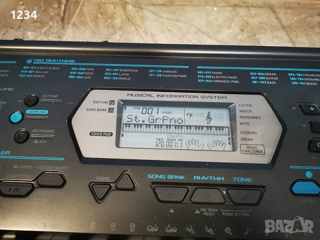 синтезатор клавир CASIO CTK-2100 пиано с 5 октави плътни клавиши и USB, снимка 4 - Синтезатори - 52254070