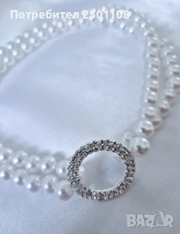 Елегантно колие, снимка 2 - Колиета, медальони, синджири - 47992132