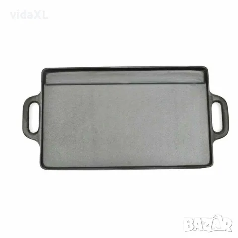 vidaXL Чугунена плоча за печене с две лица, 50x23 см(SKU: 50126), снимка 2 - Барбекюта - 56022784