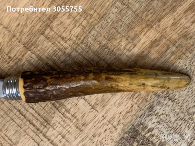 Стара,ретро,винтидж отварачка с рогова дръжка, снимка 2 - Колекции - 35631425