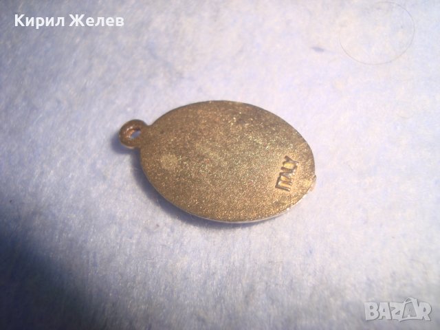 ЗЛАТИСТА КАТОЛИЧЕСКА ИКОНКА - ИТАЛИЯ - РЕЛИГИОЗЕН МЕДАЛЬОН 12680, снимка 4 - Колиета, медальони, синджири - 36901555