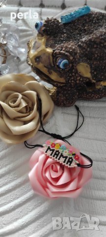 Ръчно изработена гривна "Мама" , снимка 4 - Гривни - 44288194