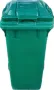 120л зелен кош / кофа за боклук, снимка 1