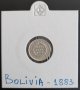 Сребърна монета Боливия 5 Сентавос 1883 г.